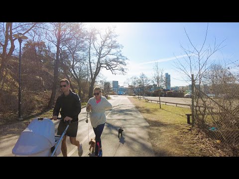 🇸🇪 Stockholm Walking Tour: Huvudsta - Pampas Marina - Fridhemsplan | Sweden (#593)