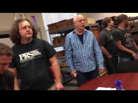 PRS Guitar build with Paul Reed Smith part 1.2