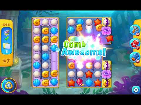 Fishdom Easy Level 10381 (with ingame lightning booster) @choraelmin