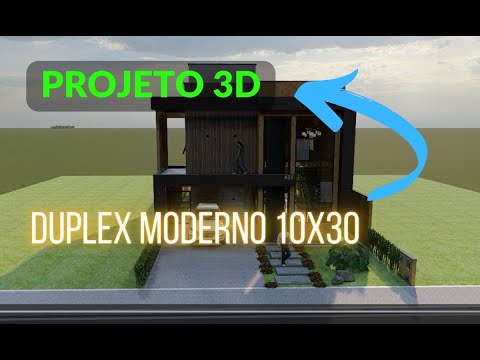 DUPLEX 10 METROS DE LARGURA  ALTO PADRÃO