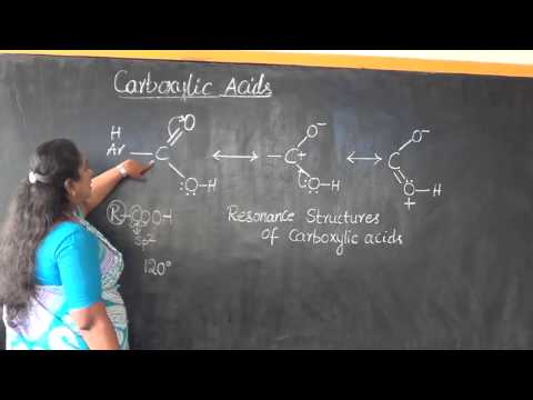 Carboxylic Acids- 03 - Structure & Resonance