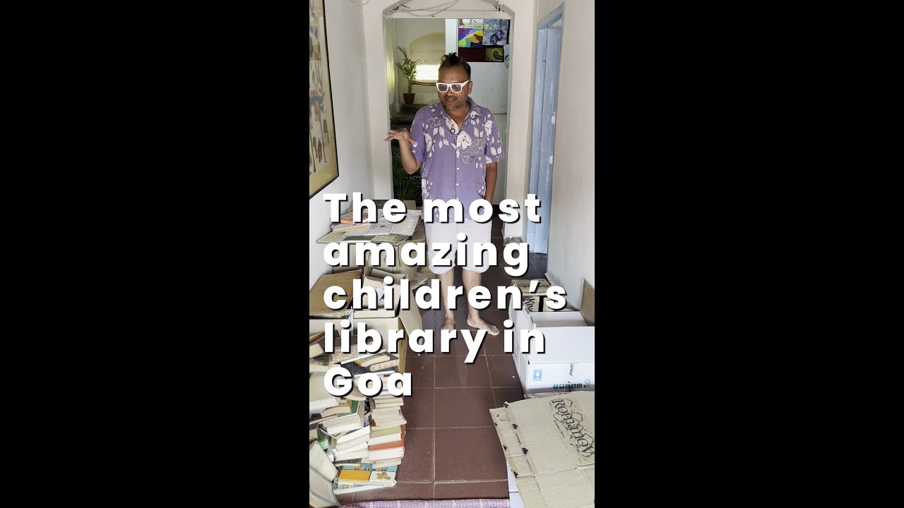 The most amazing children's library in Goa |  Booknerds Podcast