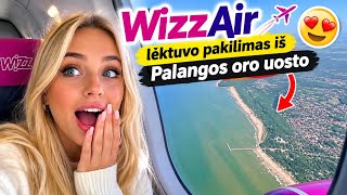 🇱🇹 ,,WizzAir" lėktuvo pakilimas iš Palangos oro uosto ✈️
