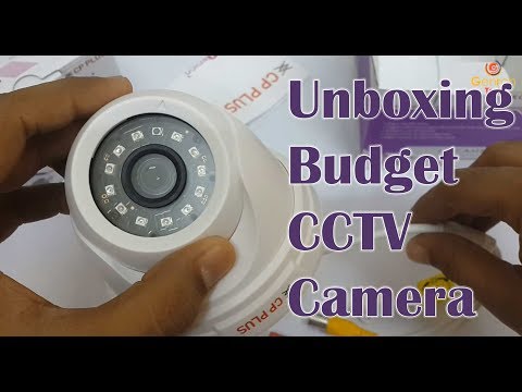 1mp night vision dome camera unboxing and review