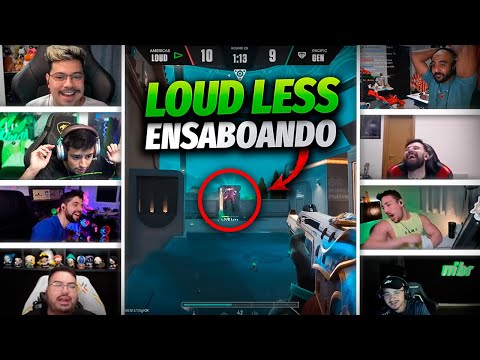 REAÇÃO DOS STREAMERS AO LESS AMASSANDO O K1NG NA PEARL