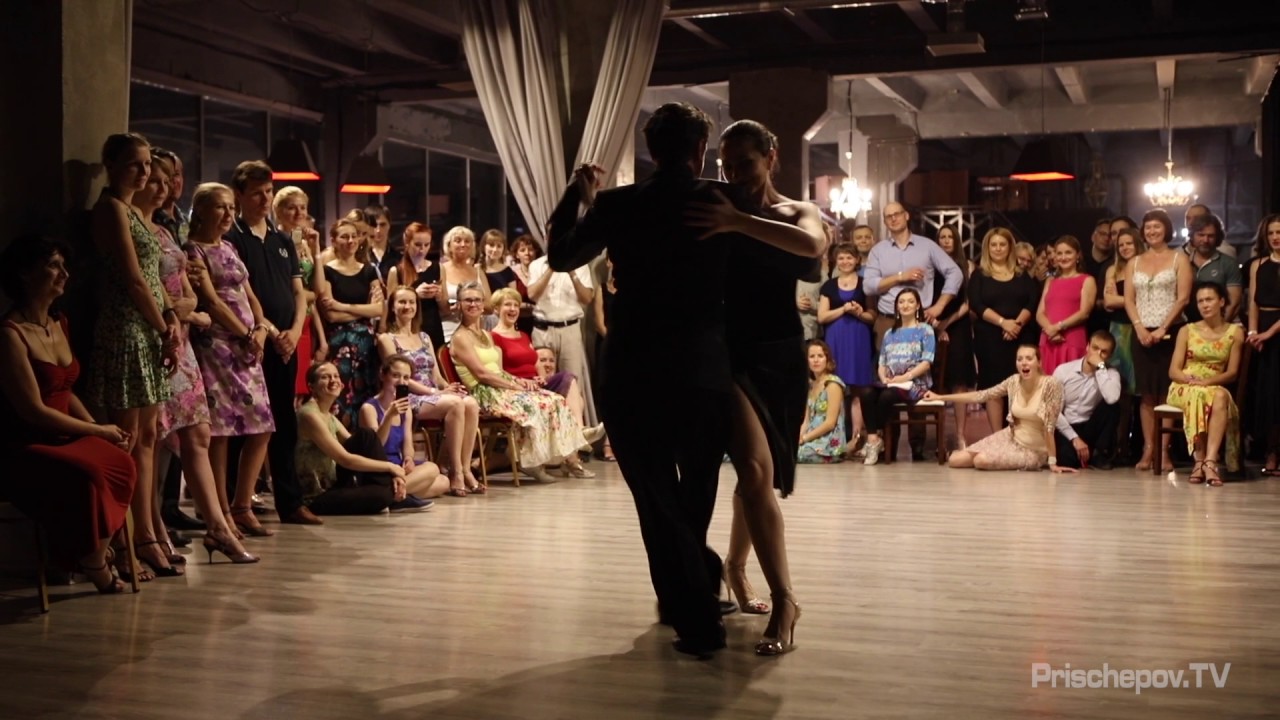 Sergey Sokhnenko & Elena Sergienko, 3-4, Moscow, Russia, in milonga "Planetango" 28.07.2017