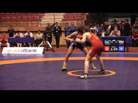AWFCUP /  Ilgar Macidov (AZE) - Mehdi Eshghivasukolayi (İRİ) FS cadets 46 kg final