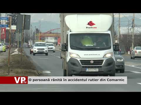 O persoană rănită în accidentul rutier din Comarnic