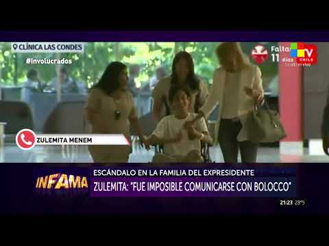 Menem y Bolocco en pie de guerra por su hijo Máximo