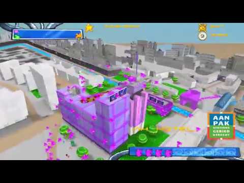 The Blob (de Blob) Gameplay + all landmarks