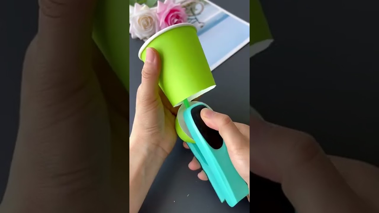 manualidades con vaso desechable