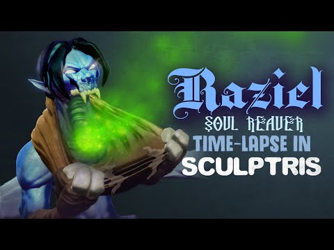 Legacy of Kain: Raziel Soul Reaver Sculptris Time-lapse