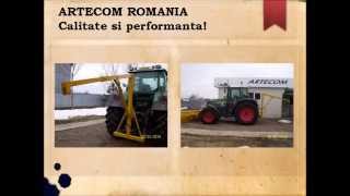 preview picture of video 'Utilaje agricole produse in Romania - Macaraua telescopica produsa de Artecom Romania'