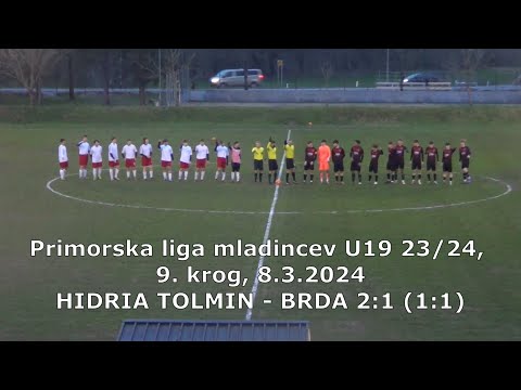 U19 Hidria Tolmin - Brda  2:1 (1:1), EPNL U19 23/24, 9. krog, 8.3.2024