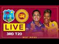 LIVE West Indies V Sri Lanka 3rd T20