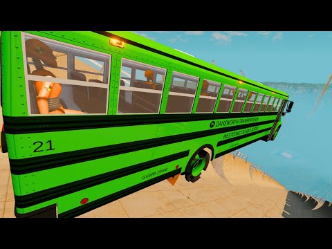 Big Ramp Jumps with Real Car Mods - BeamNG Drive Crashes | DestructionOfCars