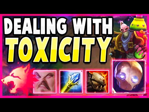 WHAT TO DO WITH TOXIC TILTED TEAMMATES! | League of Legends Singed Top Full Gameplay Commentary