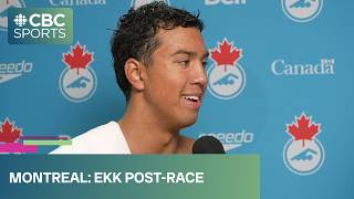 Ethan A Ekk reflects on Canadian swim trials, looks ahead to Pan Pacs in California | #CBCSports