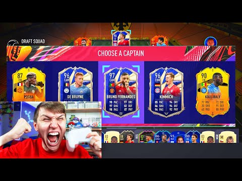 97 TOTY BRUNO FERNANDES!! - 190 RATED MIDFIELDERS FUT DRAFT! (FIFA 21)