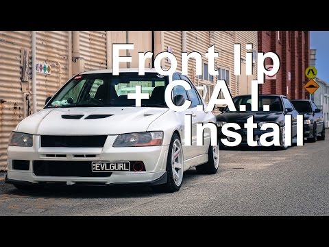 DIY - Front lip and C.A.I. Install