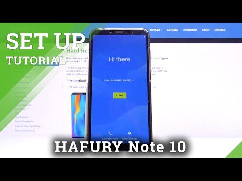 How to Setup HAFURY Note 10 – Configuration Process