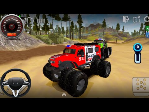 Offroad Outlaws Police Jeep Car Multiplayer Offroad Mud Racing Motocross For Android Gameplay