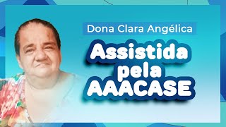 Clara Angélica é assistida da AAACASE, e perdeu uma das pernas em decorrência do câncer.