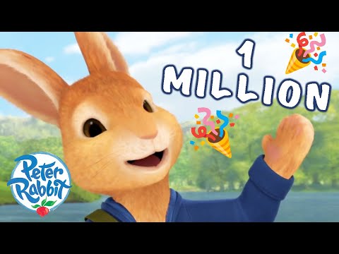 ​@OfficialPeterRabbit Hop-tastic Celebration: 1 Million Subscribers Special 🎉 🥳 | Cartoons for Kids