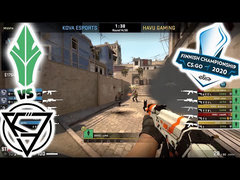 🇫🇮 HAVU vs 🇫🇮 KOVA MIRAGE HIGHLIGHTS - Elisa CS:GO Finnish Championship 2020