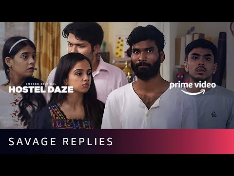 Savage Replies from Hostel Daze | Nikhil Vijiay, Shubham Gaur, Adarsh Gourav, Luv Vispute