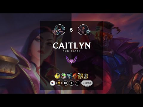 Caitlyn ADC vs Lucian - KR Master Patch 12.9