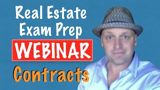 Real Estate Contracts | Exclusive PrepAgent Webinar |  NEED to Know to Pass Your Real Estate Exam