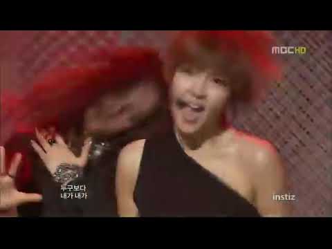 100522 MBC Music Core HuH - 4minute