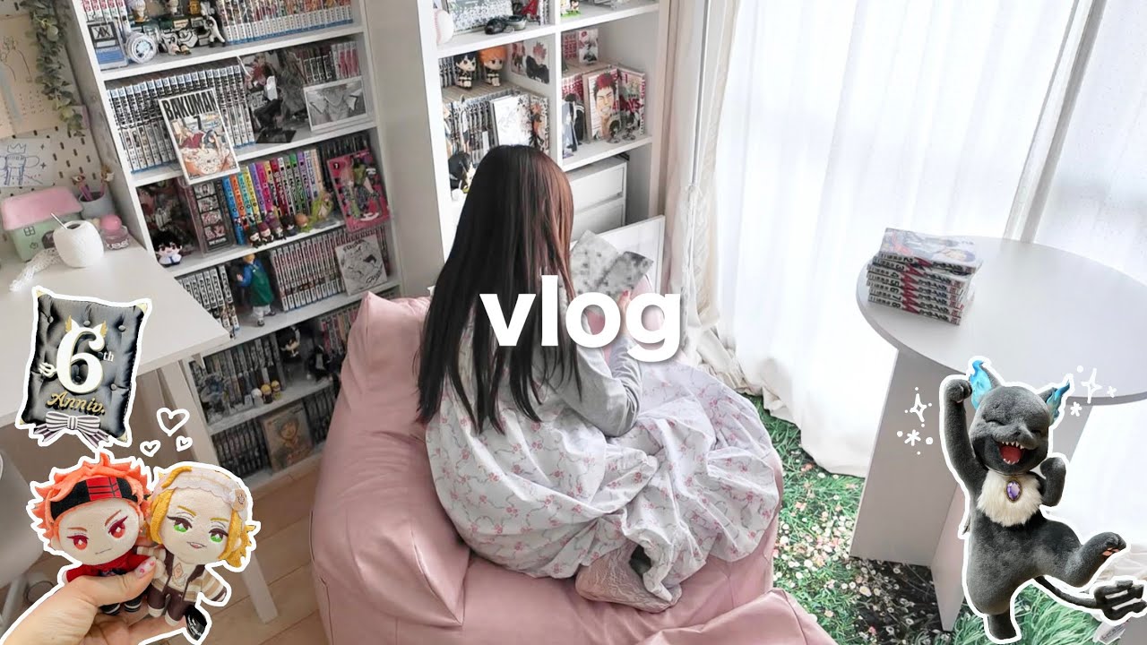 vlog⌇﻿結局私の栄養補給はオタ活⟡.·￤ツイステ展、What in my bag? 、自炊etc.