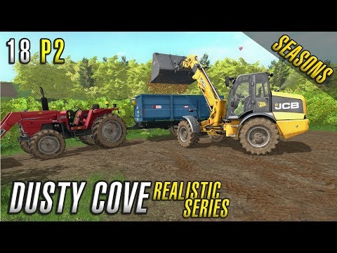 BROWN GOLD | Realistic Farming Simulator 17 | Dusty Cove | Day 18 Part 2