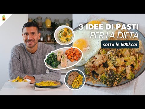 3 PASTI BILANCIATI SOTTO LE 600 KCAL | Facili e perfetti per la dieta! 🥗🔥