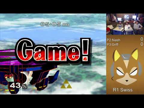 Justin Joe's Basement Bash 7 Swiss R2 - Sweaters (Marth) vs. mslano (Peach)