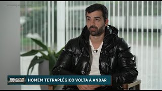 Homem tetraplégico volta a andar após medicamento brasileiro