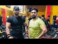 Back and Biceps workout for muscle gain under guidance of coach (Raju pal) #bodybulding #fitness