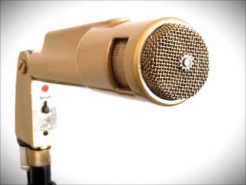 Vintage 1970's Electro Voice 664 Microphone-working w/cable-stand GOLD Tone!! image 8