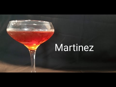 Martinez cocktail how to  - uses Old Tom-style gin