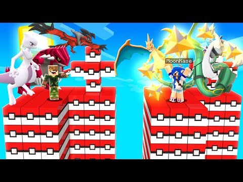 36 MIL MAX REVIVE vs 6 POKEMONS LENDÁRIOS | MINECRAFT ILHA LUCKY BLOCK POKÉMON