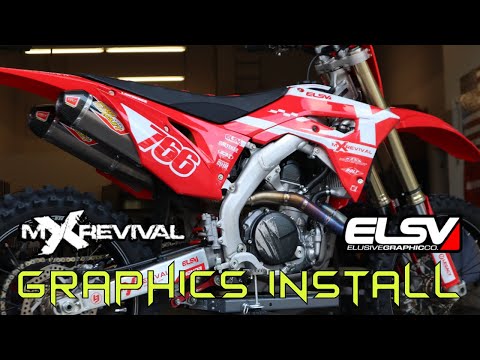 THE PROPER WAY TO INSTALL DIRT BIKE GRAPHICS - ELUSIVE MOTOCROSS DECALS