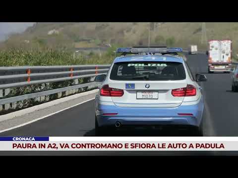 CRONACA. PAURA IN A2, VA CONTROMANO E SFIORA LE AUTO A PADULA