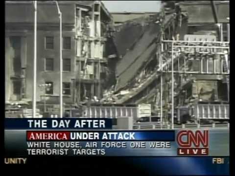 CNN 9/11 LIVE TV Coverage (9/12/01) 2:45 P.M - 3:00 P.M