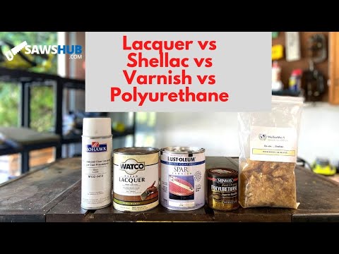 Varnish vs Polyurethane vs Lacquer vs Shellac