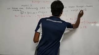 Download the video "Runge kutta method part 1 order 2 example"