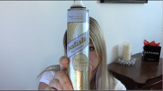Batiste Light and Blonde Dry Shampoo Review and Tutorial