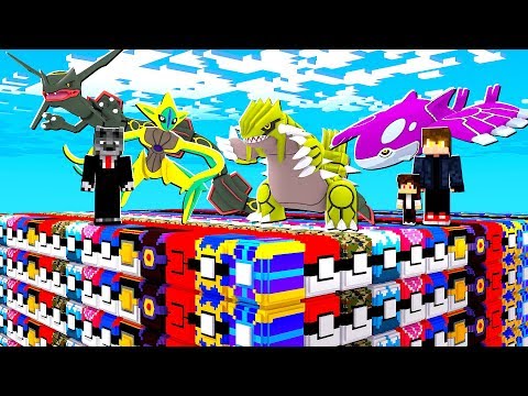 PEGUE APENAS 386 POKEMONS LENDARIOS E RAROS SHINYS PRA BATALHAR - MINECRAFT PIXELMON MOD