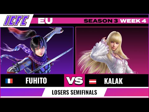 Kalak (Lili) vs Fuhito (Kunimitsu) Losers Semifinals ICFC TEKKEN EU: Season 3 Week 4